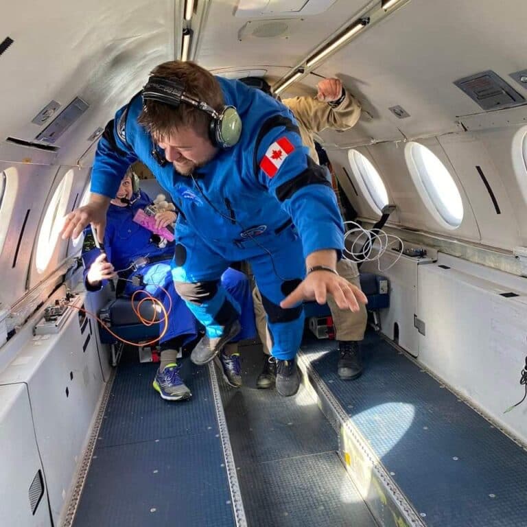 Jason Michaud in Zero Gravity